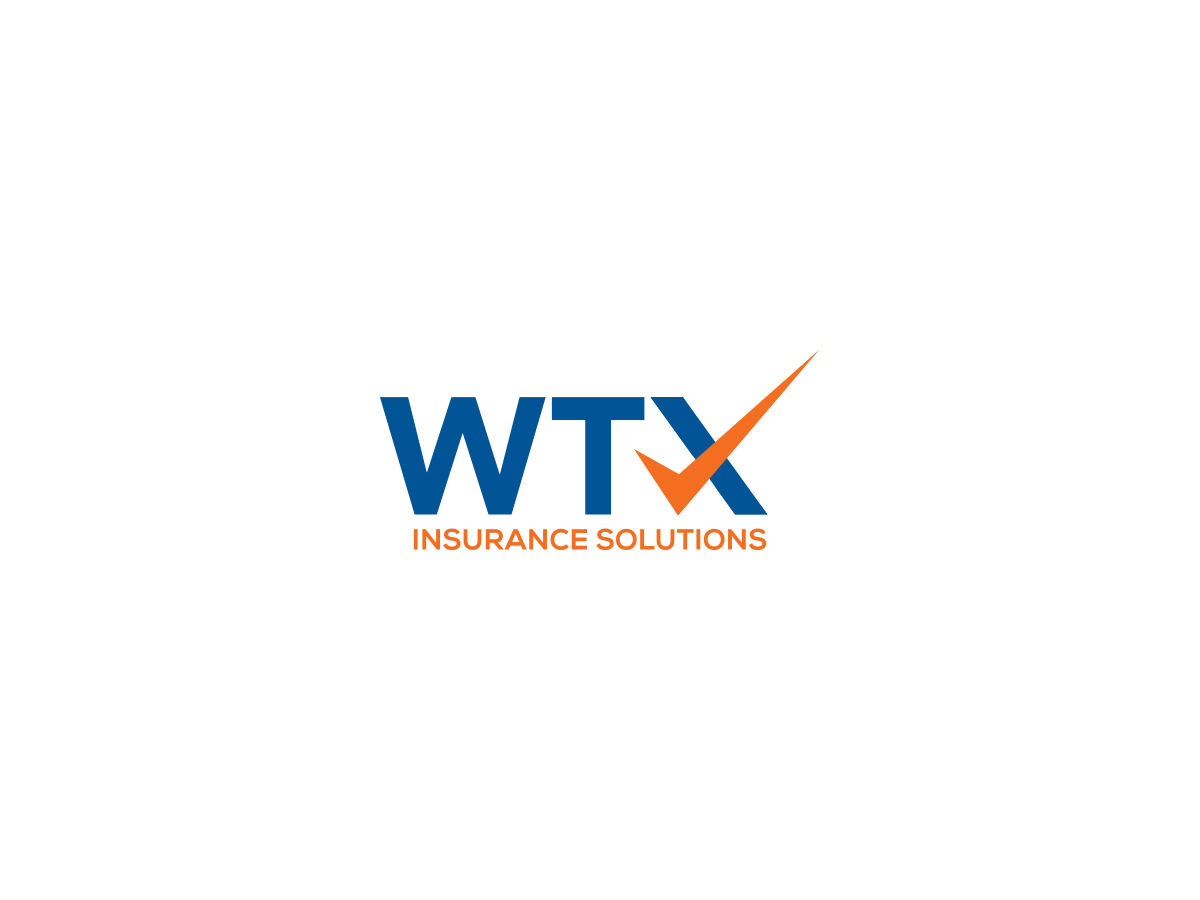 Logo Design by Slant Line Media for WTX Insurance Solutions | Design #14750299