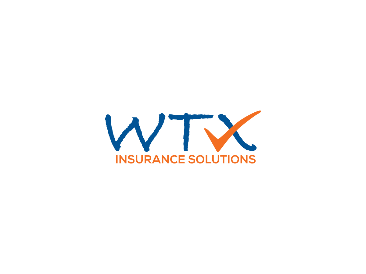 Diseño de Logo por Slant Line Media para WTX Insurance Solutions | Diseño #14803538