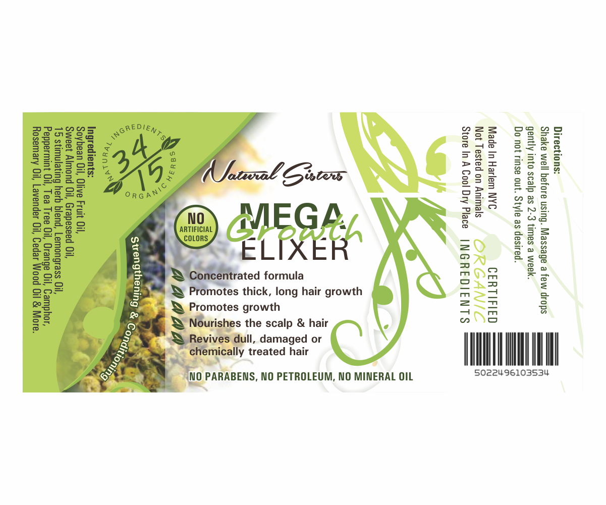 Label Design by madre - chartreuse design for natural sister salon | Design #14335256