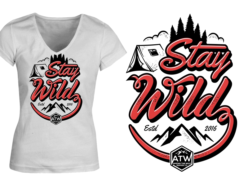 T-Shirt-Design von 2ndfloorharry für Among The Wild | Design #14327911