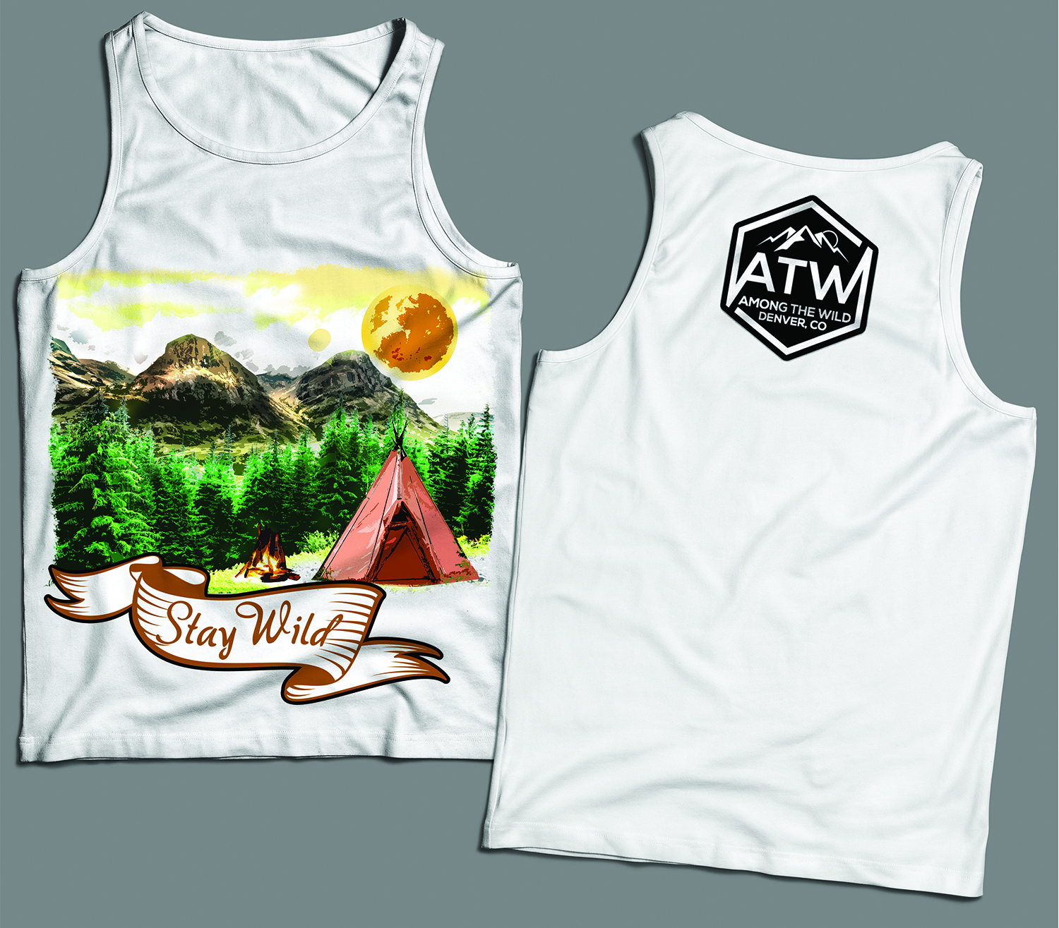 T-Shirt-Design von SAI DESIGNS für Among The Wild | Design #14326177