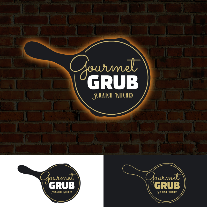 Logo Design by REDcrackers.com for Gourmet Grub | Design #14358463