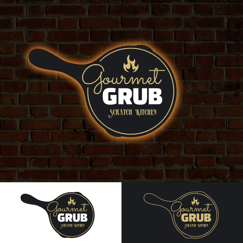 Diseño de Logo por REDcrackers.com para Gourmet Grub | Diseño #14403014