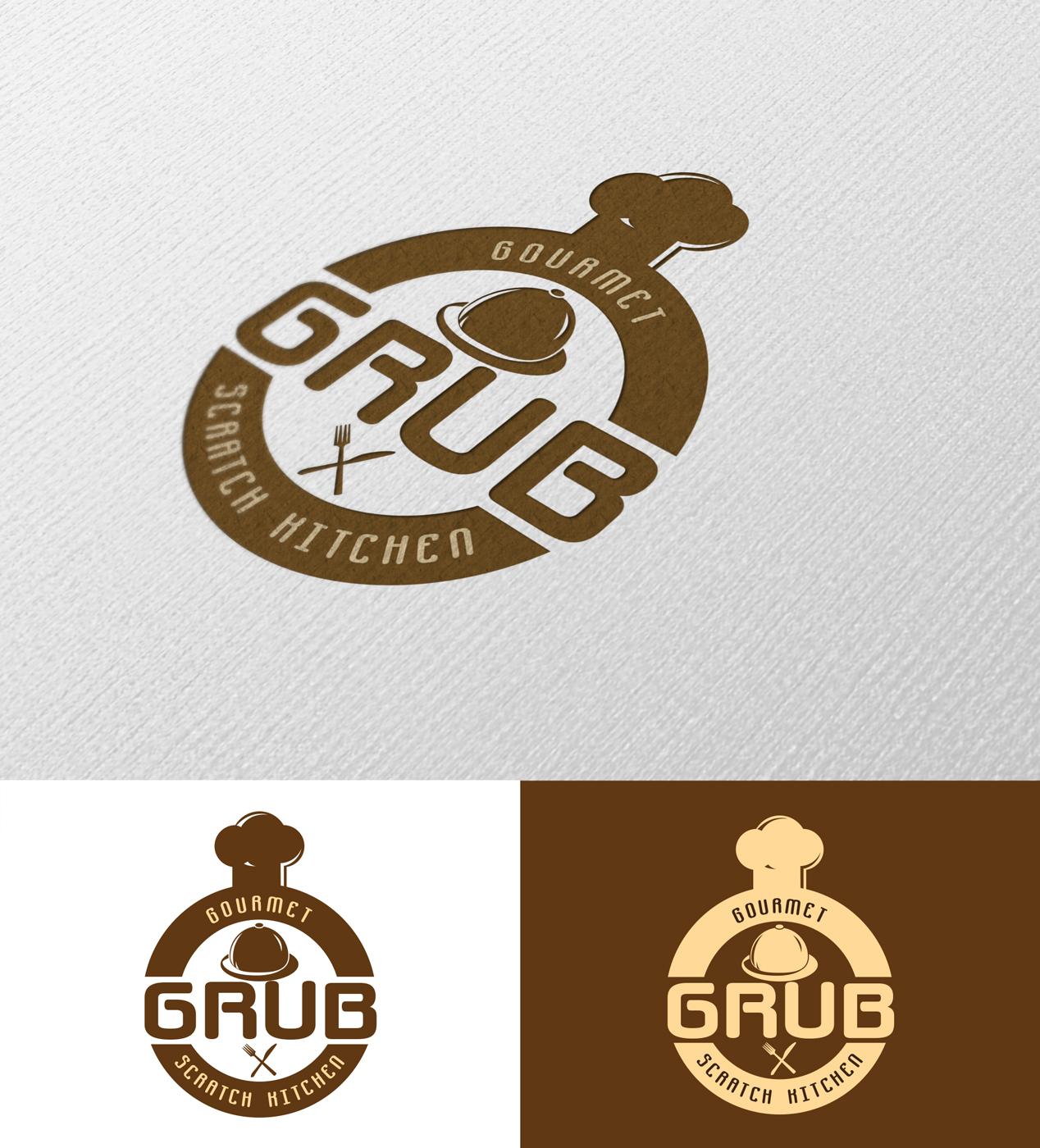 Logo Design by Impressive Solutions for Gourmet Grub | Design #14339840