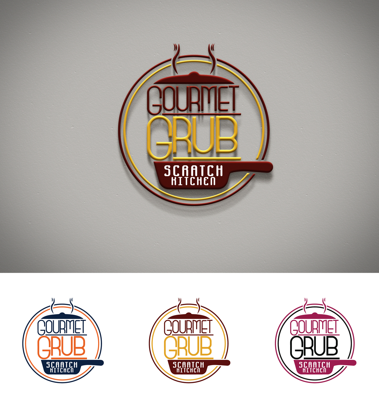 Logo Design by Impressive Solutions for Gourmet Grub | Design #14349188