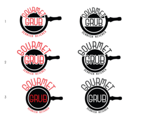 Logo-Design von Black Stallions Impressive Solutions für Gourmet Grub | Design #14353036