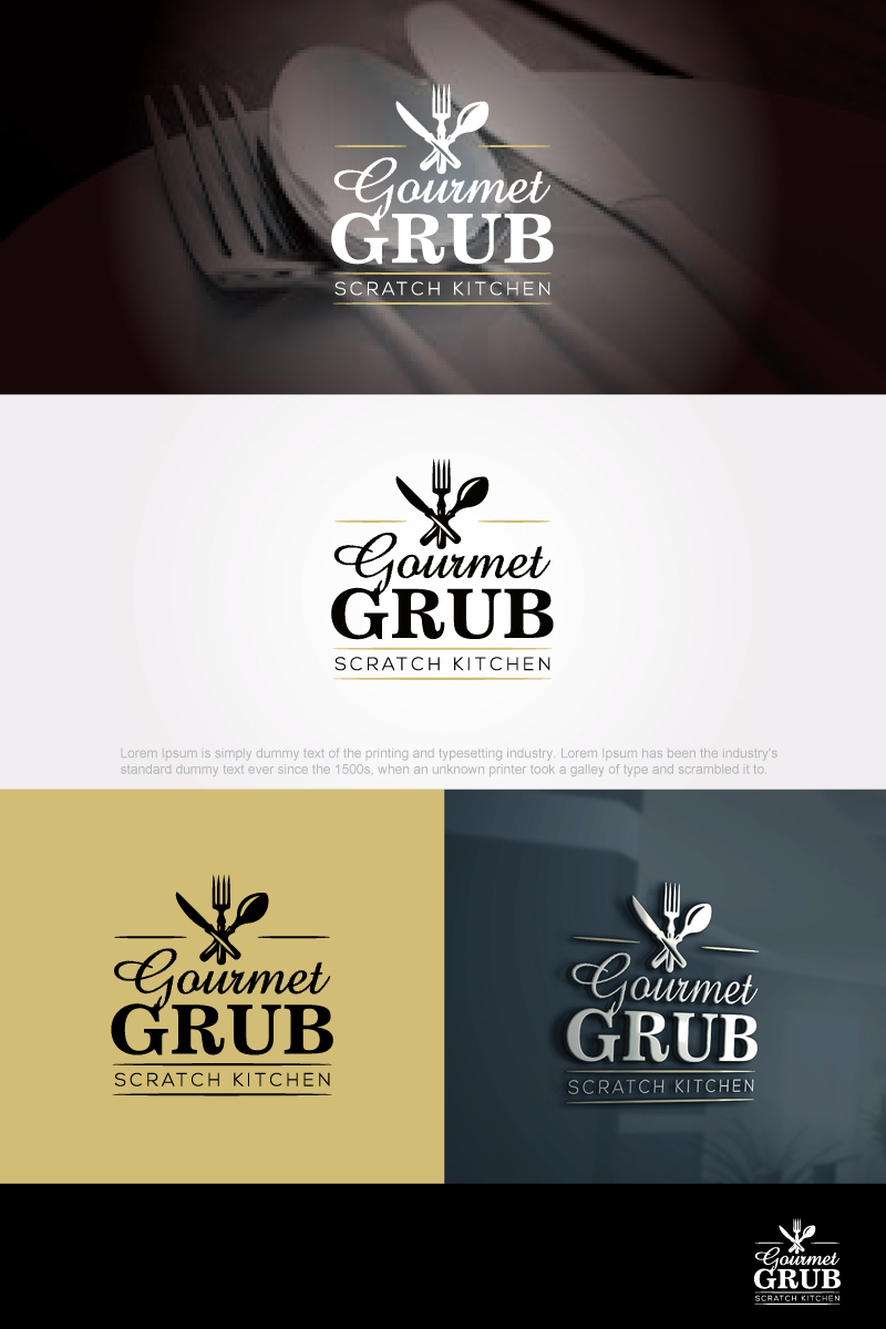 Logo Design by noishotori for Gourmet Grub | Design #14343540