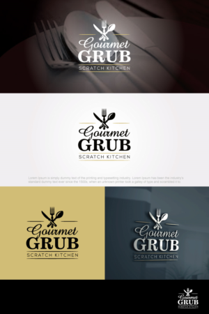 Logo Design by noishotori for Gourmet Grub | Design: #14343540