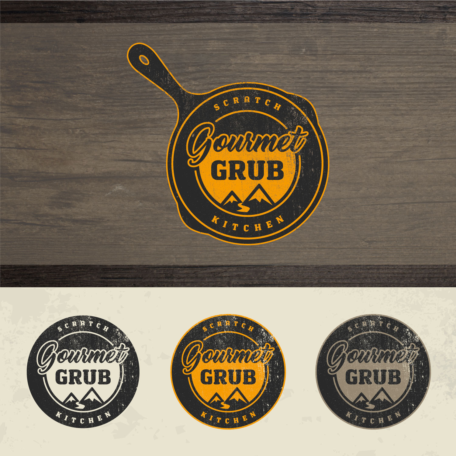 Logo Design by Ojalá for Gourmet Grub | Design #14434862