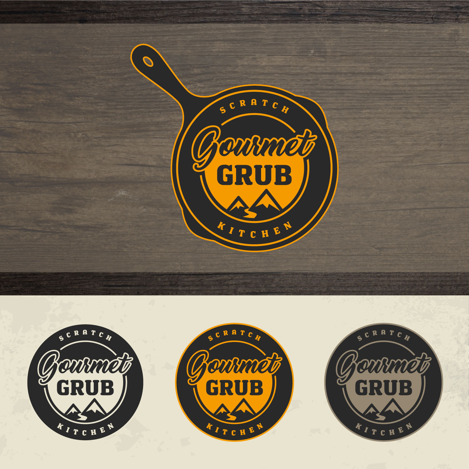 Logo Design by Ojalá for Gourmet Grub | Design #14434863