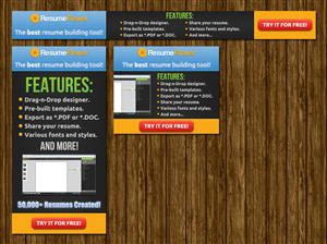Online Resume Builder needs Multiple Banner Ads | Banner-Design von Levardos