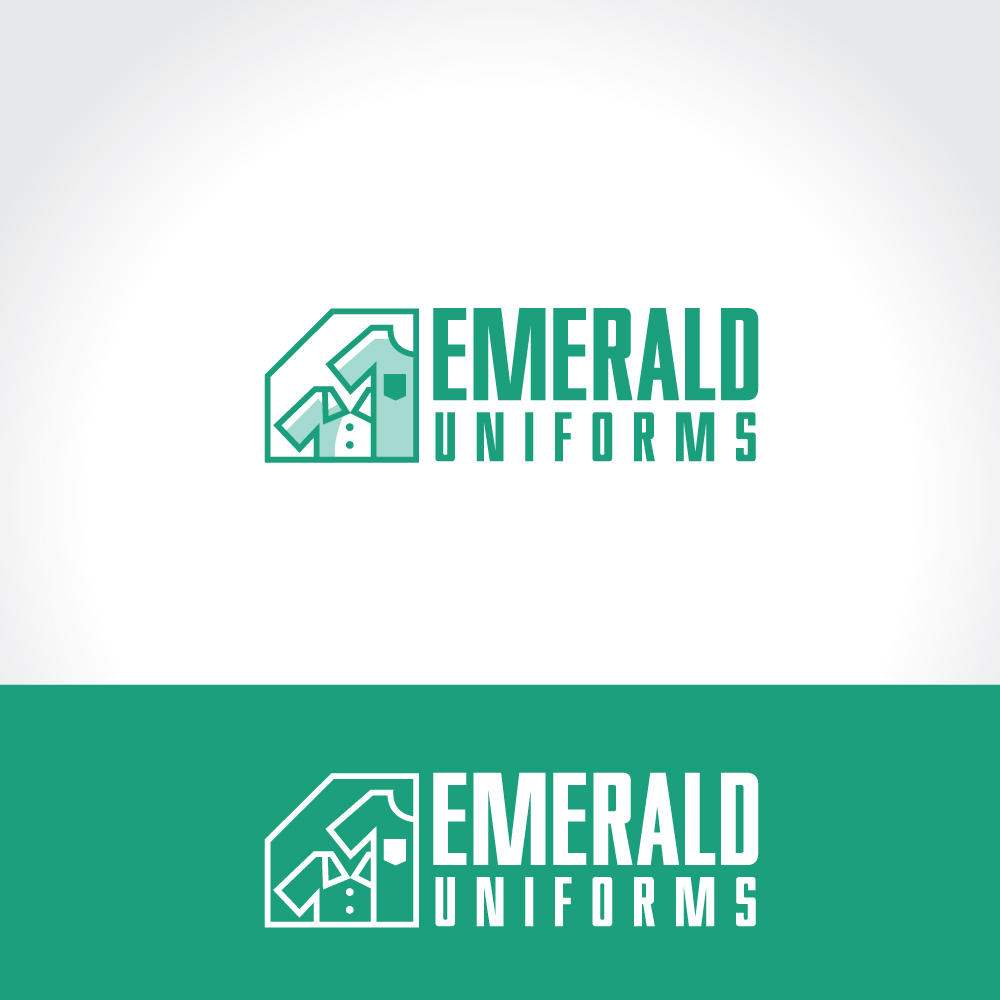 Logo Design by Sujit Banerjee for Emerald uniforms | Design #14268994