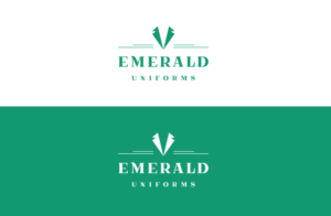 Emerald Uniforms | Logo Design by GLDesigns