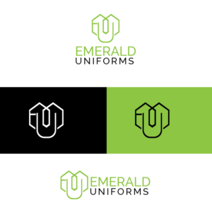 Logo Design by TB Designs for Emerald uniforms | Design: #14268595