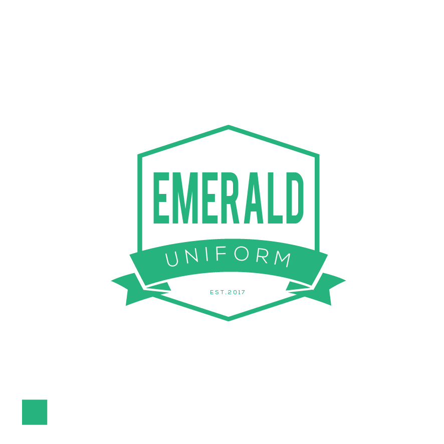 Logo Design by Chynthia for Emerald uniforms | Design #14391527