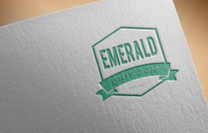 Logo Design by Chynthia for Emerald uniforms | Design: #14391530