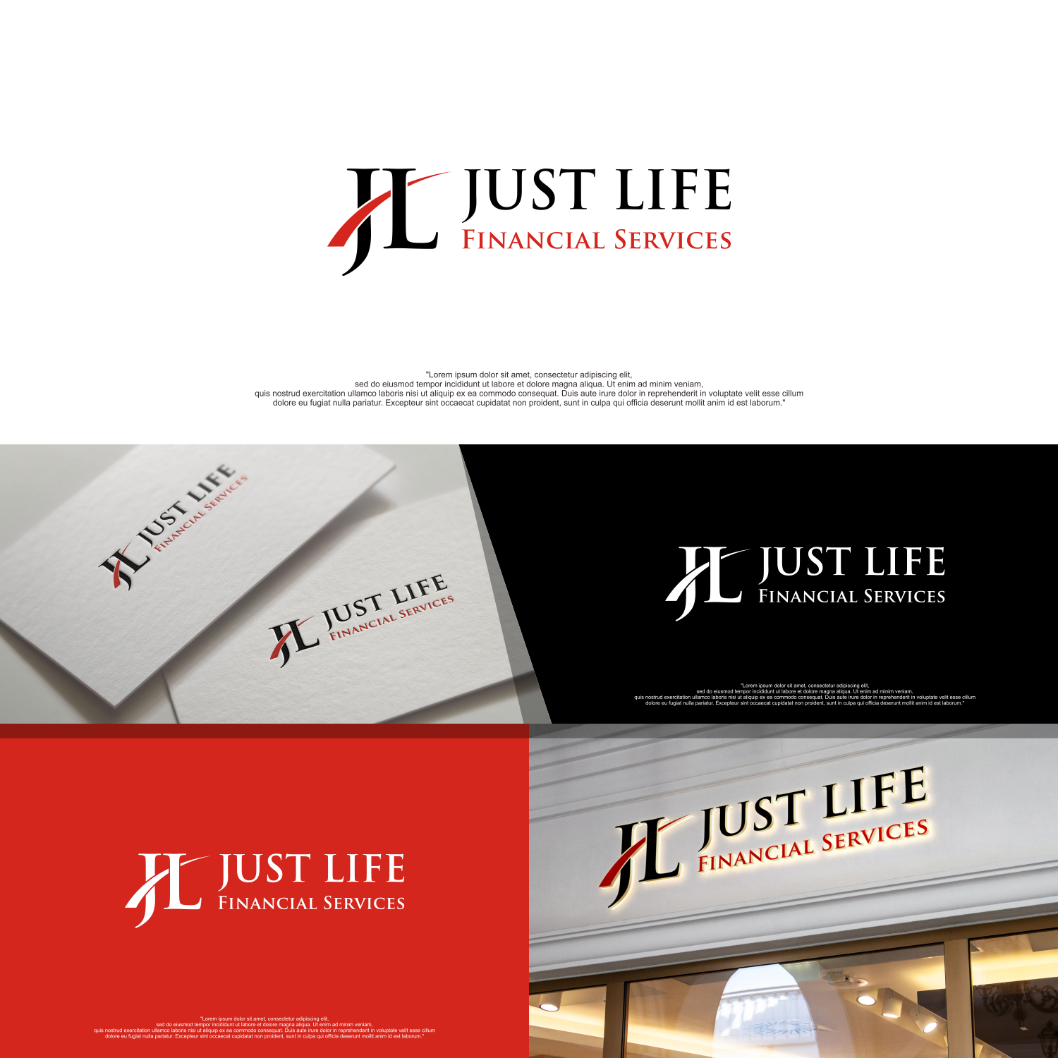 Logo Design by kokiedan87 for Just Life Financial | Design: #14295790