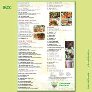 Menu Design by Sajal Samaddar for this project | Design: #14276323