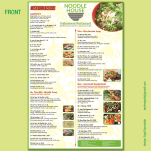 Menu Design by Sajal Samaddar for this project | Design: #14288548