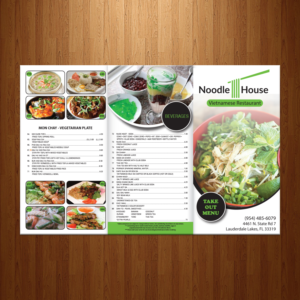 Menu Design by theblueart for this project | Design: #14311279