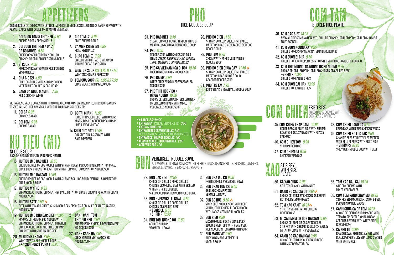 Menu Design by mrmrnjr for this project | Design #14345656