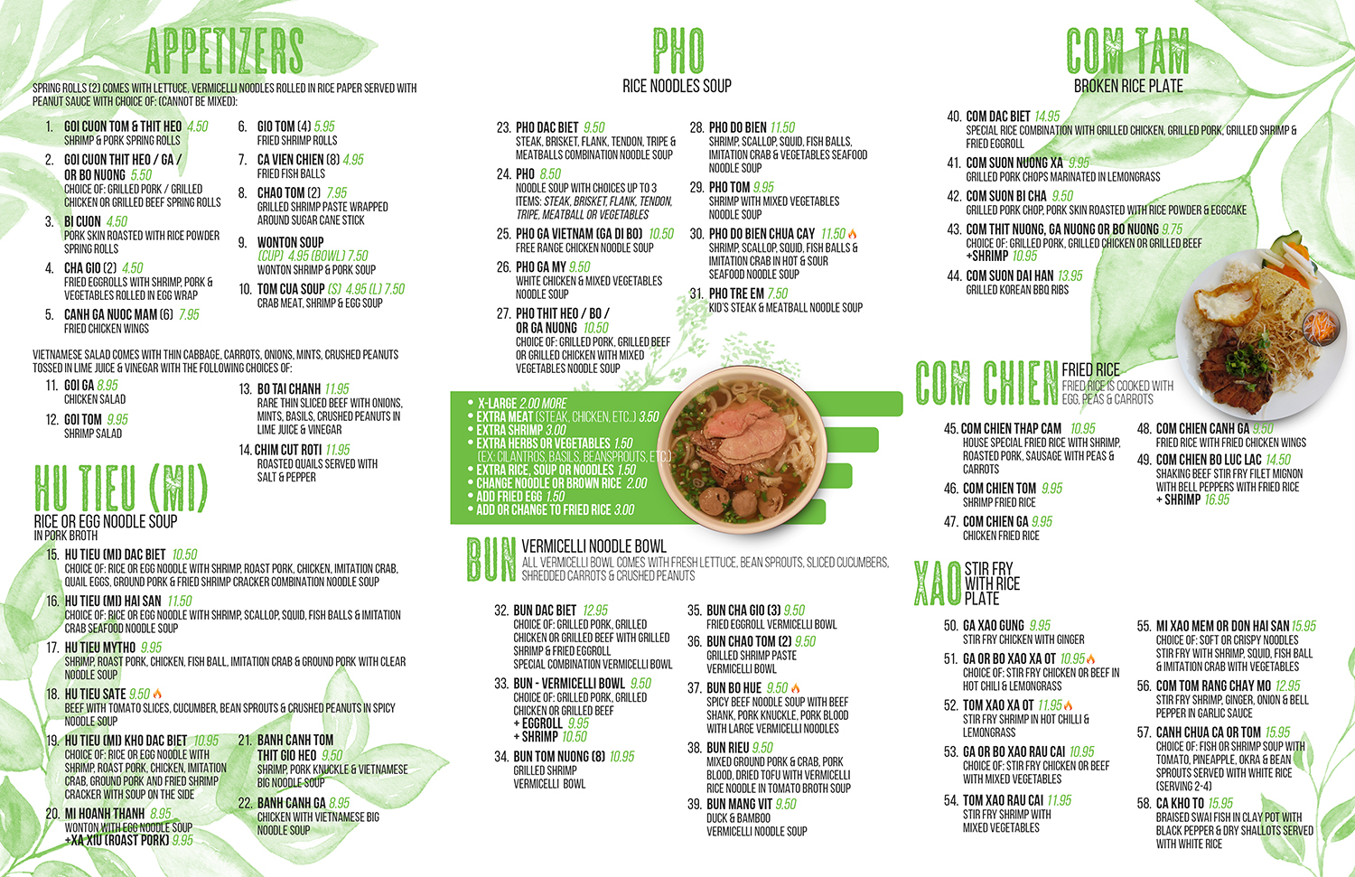 Menu Design by mrmrnjr for this project | Design #14356655