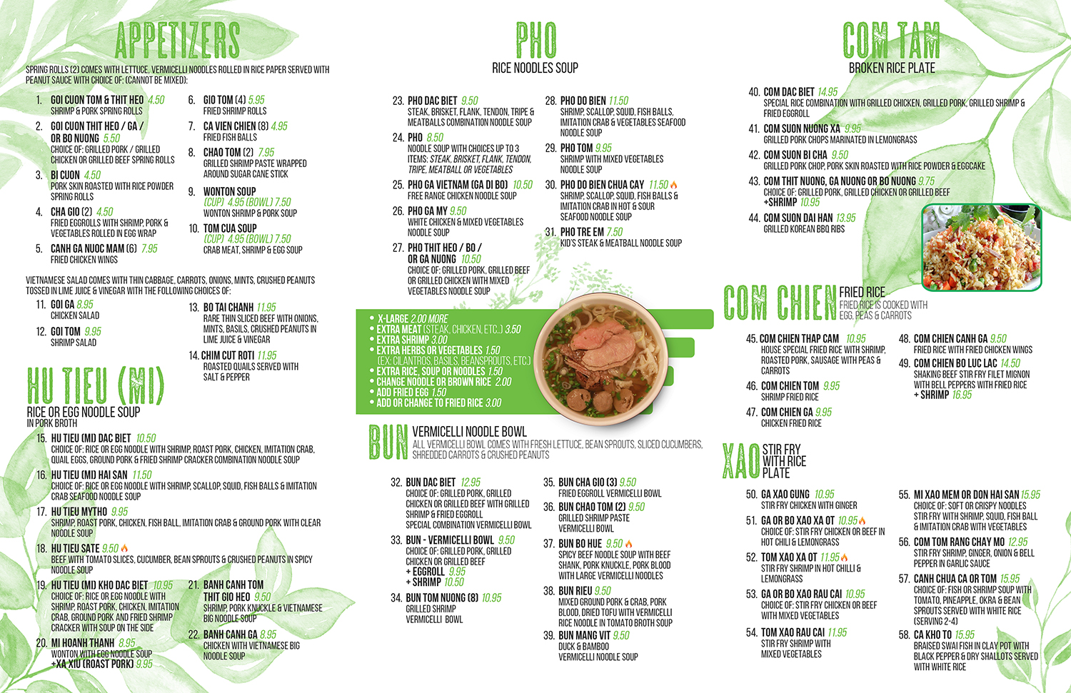 Menu Design by mrmrnjr for this project | Design #14356901