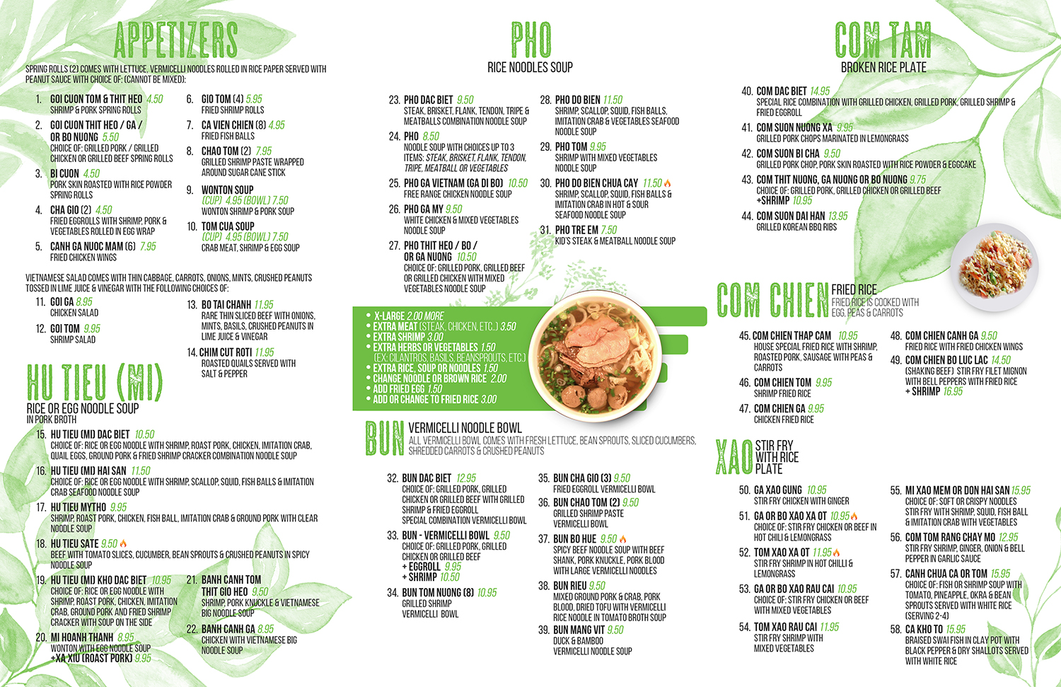 Menu Design by mrmrnjr for this project | Design #14357042