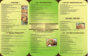 Menu Design by saintseiya2073