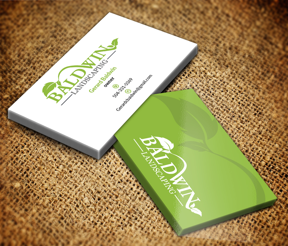 Design de Carte de Visite par Sarmishtha Chattopadhyay_loginchange pour Baldwin Landscaping | Design #15653916