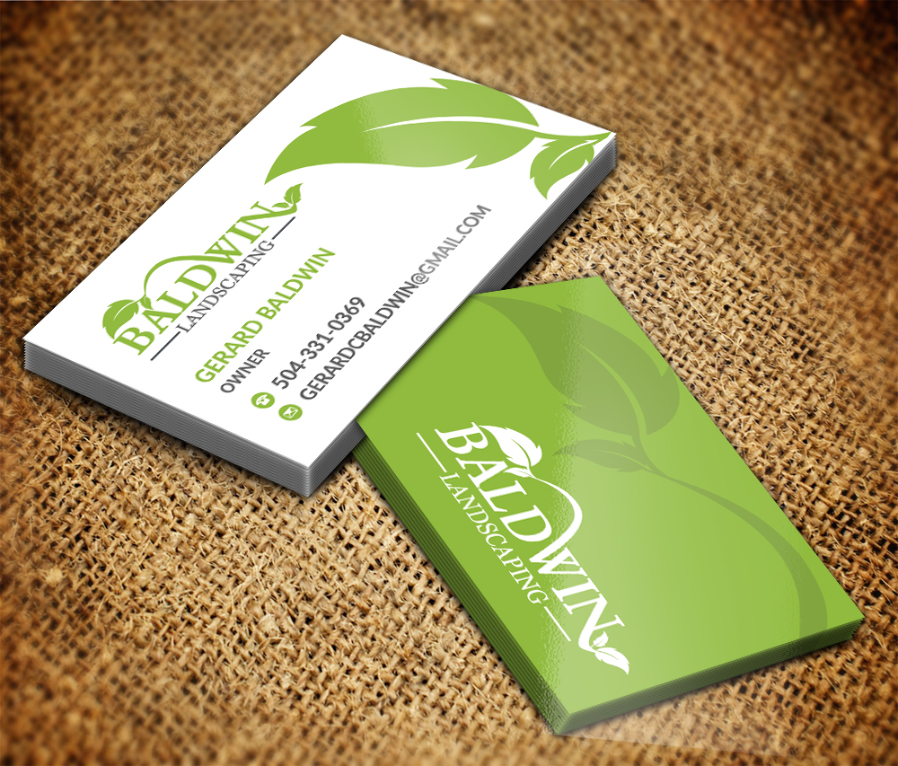 Design de Carte de Visite par Sarmishtha Chattopadhyay_loginchange pour Baldwin Landscaping | Design : #15673633