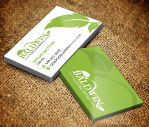 Design de Carte de Visite par Sarmishtha Chattopadhyay_loginchange pour Baldwin Landscaping | Design : #15673633