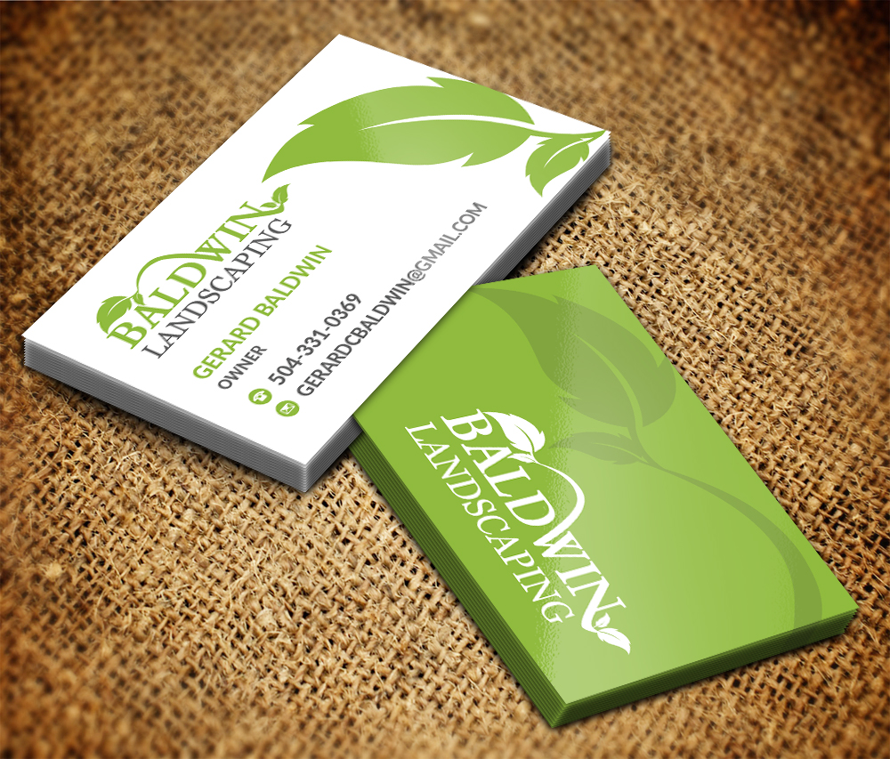 Design de Carte de Visite par Sarmishtha Chattopadhyay_loginchange pour Baldwin Landscaping | Design #15693490