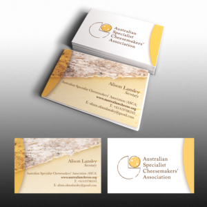 Business Card Design by see why for Australian Specialist Cheesemakers' Association | Design: #14349221