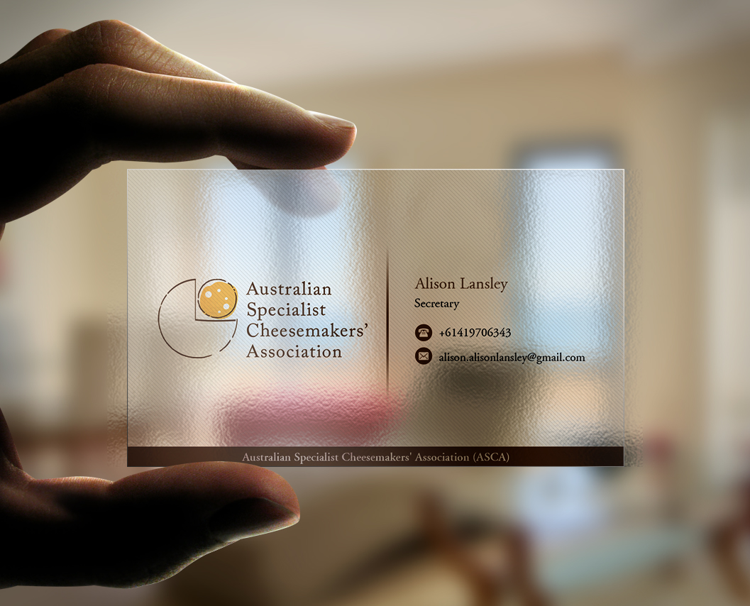 Business Card Design by Pointless Pixels India for Australian Specialist Cheesemakers' Association | Design #14270948