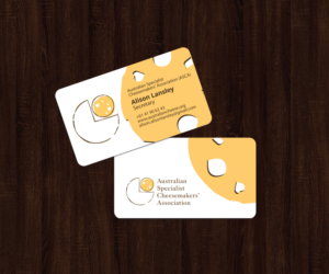 Business Card Design by JK18 for Australian Specialist Cheesemakers' Association | Design: #14255976