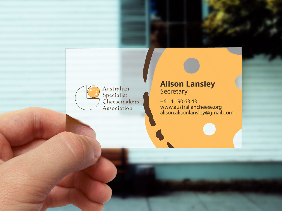 Business Card Design by JK18 for Australian Specialist Cheesemakers' Association | Design #14262739