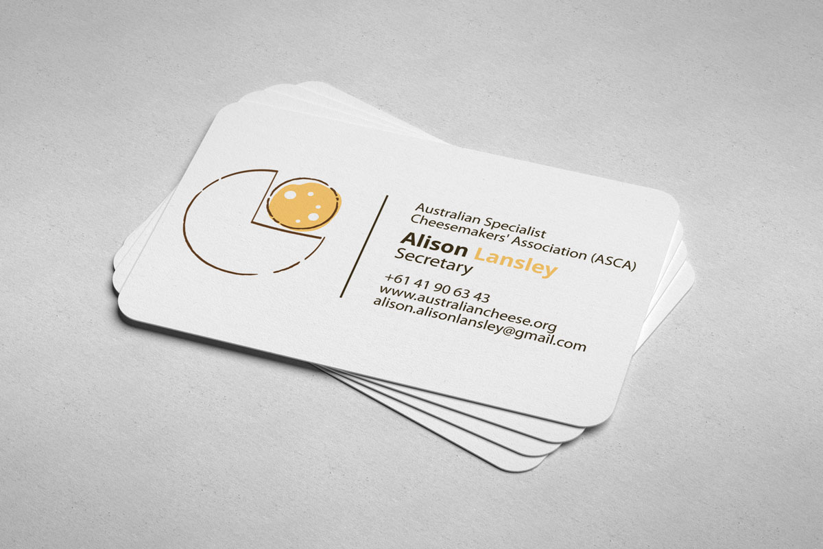 Business Card Design by JK18 for Australian Specialist Cheesemakers' Association | Design #14262746