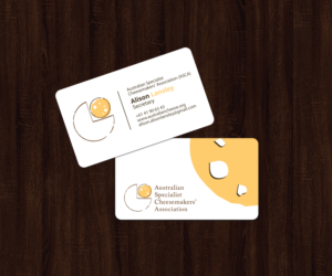 Business Card Design by JK18 for Australian Specialist Cheesemakers' Association | Design: #14262747