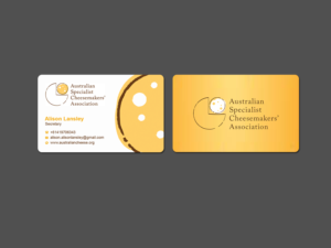 Business Card Design by Creations Box 2015 for Australian Specialist Cheesemakers' Association | Design: #14278463