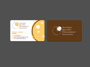 Business Card Design by Creations Box 2015 for Australian Specialist Cheesemakers' Association | Design: #14278466