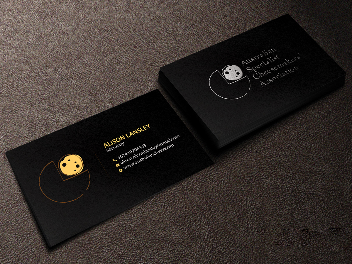 Business Card Design by Creations Box 2015 for Australian Specialist Cheesemakers' Association | Design #14278484
