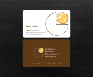 Business Card Design by chandrayaan.creative for Australian Specialist Cheesemakers' Association | Design: #14288836