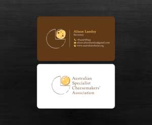 Business Card Design by chandrayaan.creative for Australian Specialist Cheesemakers' Association | Design: #14288838