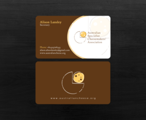 Business Card Design by chandrayaan.creative for Australian Specialist Cheesemakers' Association | Design: #14288857