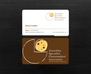 Business Card Design by chandrayaan.creative for Australian Specialist Cheesemakers' Association | Design: #14289739