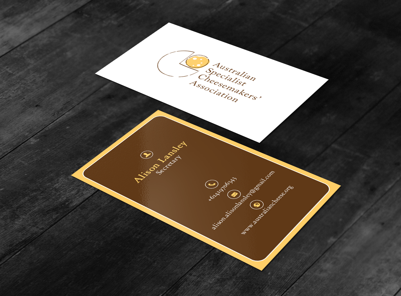 Business Card Design by chandrayaan.creative for Australian Specialist Cheesemakers' Association | Design #14290154