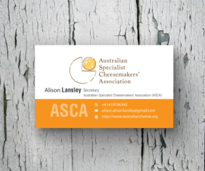 Business Card Design by M6G for Australian Specialist Cheesemakers' Association | Design: #14362425