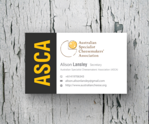 Business Card Design by M6G for Australian Specialist Cheesemakers' Association | Design: #14368513