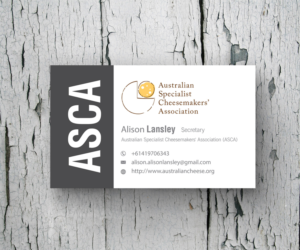 Business Card Design by M6G for Australian Specialist Cheesemakers' Association | Design: #14368545